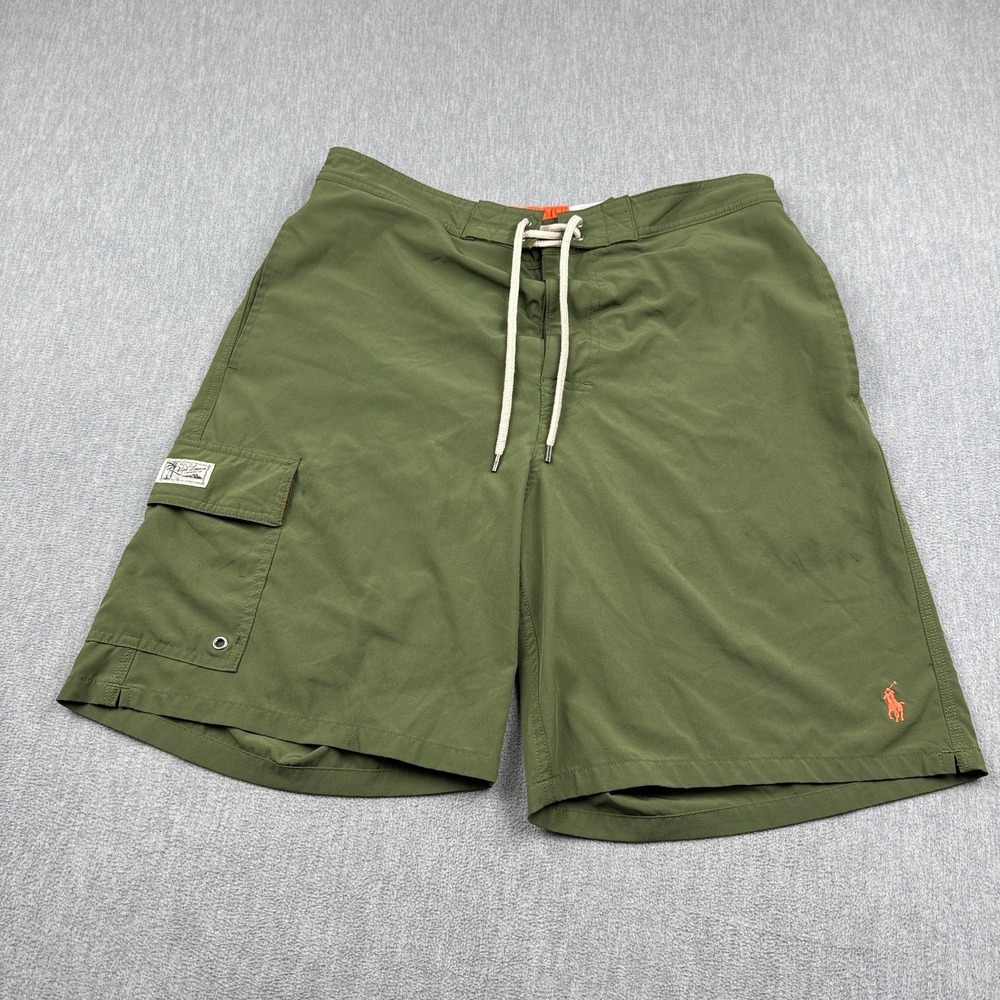 Polo Ralph Lauren Shorts Mens Large Green Kailua Swim Trunks Beach Classic Fit